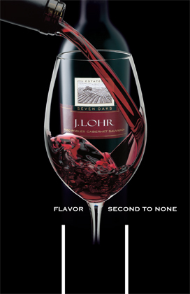 J. Lohr Vineyard & Wines Back Card Cab