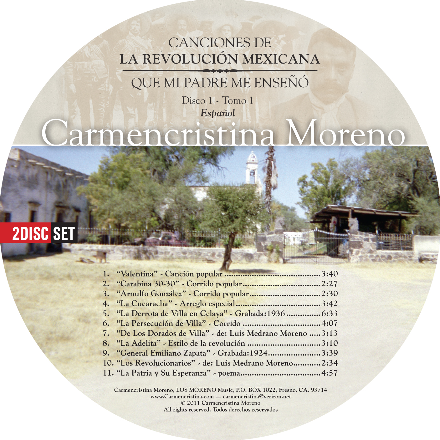 Carmencristina Moreno CD artwork