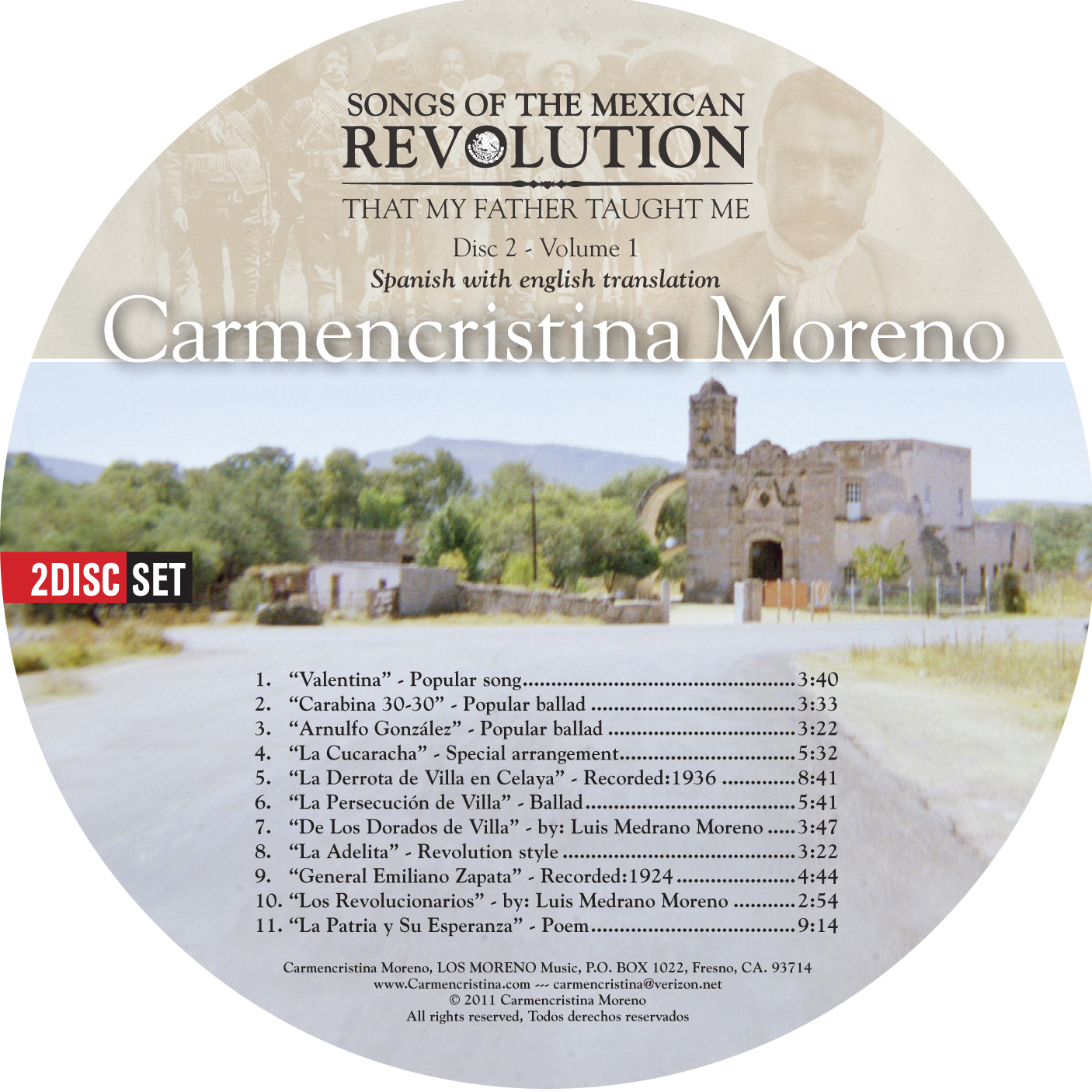 Carmencristina Moreno CD artwork