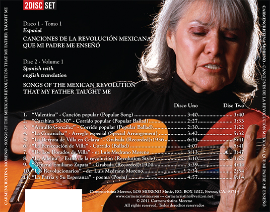 Carmencristina Moreno CD artwork